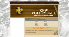Desktop Screenshot of kewvolleyball.com